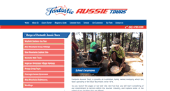 Desktop Screenshot of fantastic-aussie-tours.com.au